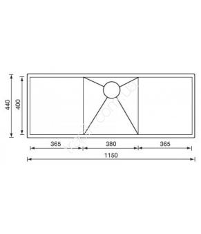 Мийка CM SPA Filoquadra Sottotop-undertop 12925