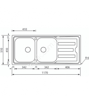 Мойка CM SPA Cristal Filotop 10047