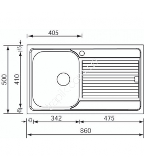 Мийка CM SPA Filo Slim 11203