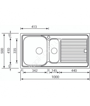 Мойка CM SPA Filo Slim 11205