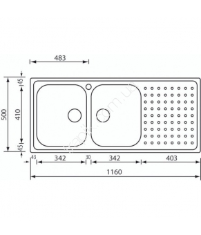 Мойка CM SPA Punto Plus 11107