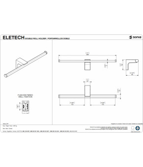 Держатель бумаги Sonia Eletech (114160)