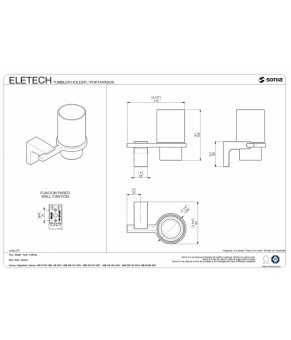 Стакан Sonia Eletech (113989)