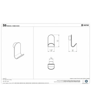 Крючок Sonia S5 153015