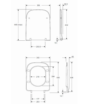 Сиденье Kolo Modo L30111000