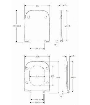 Сиденье Kolo Modo L30115000