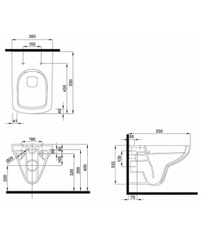 Унитаз Kolo Nova Pro Rimfree M33123000