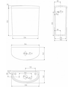 Бачок Kolo Nova Pro M34010000