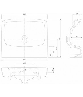 Умывальник Kolo Nova Pro M31051000