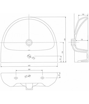 Умывальник Kolo Nova Pro M31160000