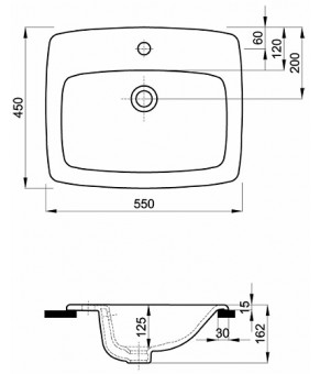Умывальник Kolo Nova Pro M31856000