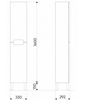 Шкафчик KOLO Rekord 88393000