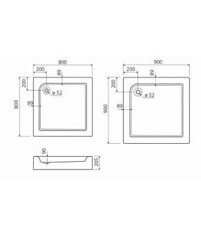 Поддон Kolo Standart Plus XBK1480000