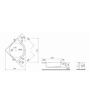 Поддон Kolo Deep XBN0380000