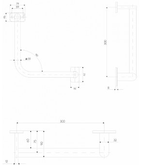 Поручень Kolo Lehnen Evolution L30111071