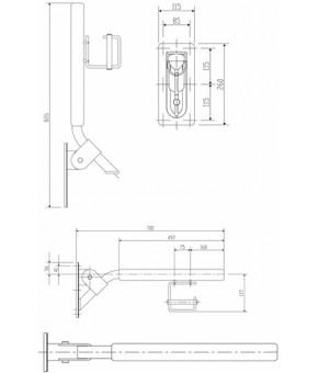 Поручень Kolo Lehnen Evolution L30412001