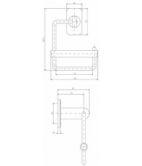 Держатель бумаги Kolo Lehnen Evolution L31001001