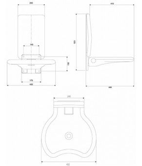 Сиденье Kolo Lehnen Evolution L32005001