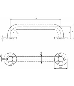 Поручень Kolo Lehnen Concept L60003000