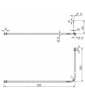 Карниз Kolo L63102000