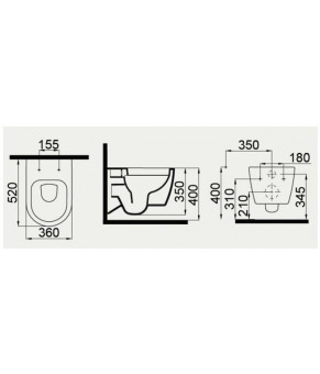 Унитаз Idevit Alfa 3104-2616-1101