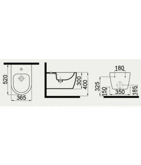 Биде Idevit Alfa 3106-2605-1101