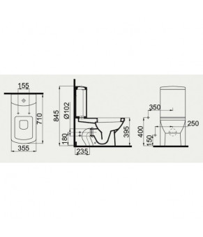 Унитаз Idevit Venus 0604-0305
