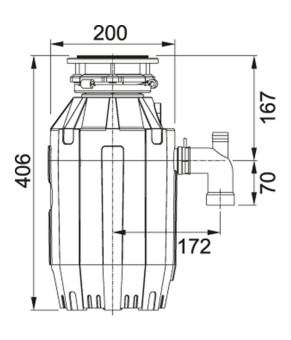 Измельчитель Franke Turbo Elite TE-125 (134.0535.242)
