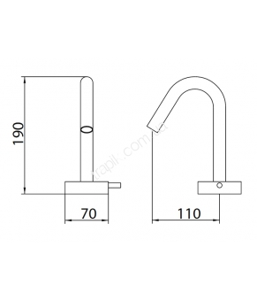 Смеситель Linki Round RND001S