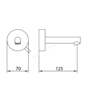 Смеситель Linki Round RND034S