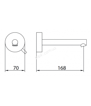 Смеситель Linki Round RND035S