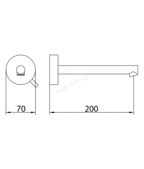 Смеситель Linki Round RND036S