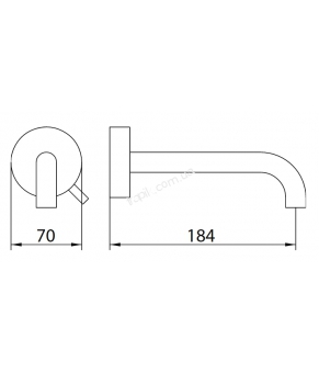 Смеситель Linki Round RND038S