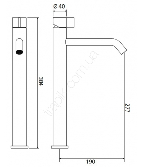 Смеситель Linki Insert INS012S белый