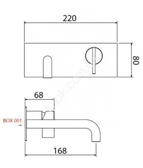 Смеситель Linki Insert INS034S