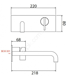 Смеситель Linki Insert INS035S