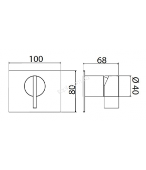 Смеситель Linki Insert INS104S