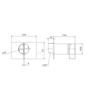 Смеситель Linki Insert INS110S
