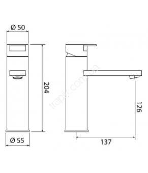 Смеситель Linki Tek TEK001S
