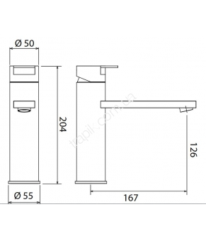 Смеситель Linki Tek TEK002S