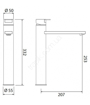 Смеситель Linki Tek TEK012S
