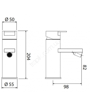 Смеситель Linki Tek TEK020S
