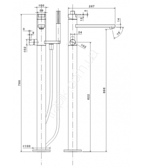 Смеситель Linki Tek TEK070S