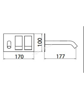 Смеситель Linki Tek Zero TOK032S