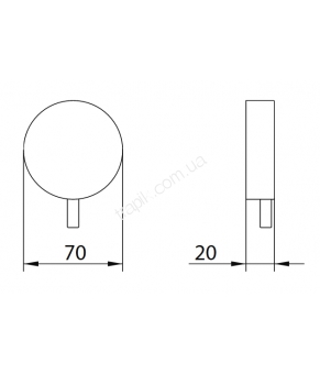 Смеситель Linki Round RND101S