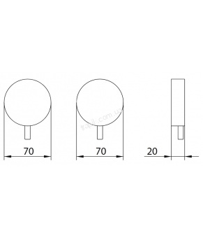 Смеситель Linki Round RND103S