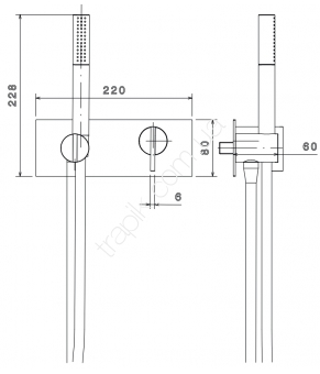 Смеситель Linki Insert INS200S