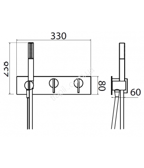 Смеситель Linki Insert INS201S