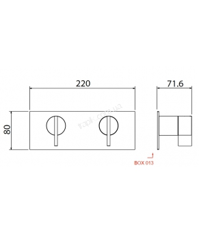 Смеситель Linki Insert INS202S