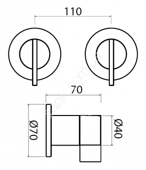 Смеситель Linki Insert INS212S
